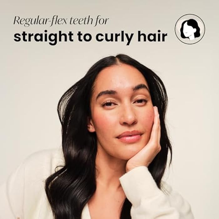 Tangle Teezer The Original Detangling Hair Brush - # Panther Black (For Wet & Dry Hair) - Image 3